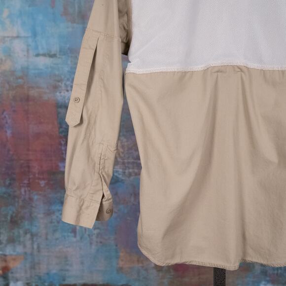 5.11 Tactical Long Sleeve Button Down Shirt 100% Cotton Cavas Men's Size MEDIUM - Picture 8 of 8